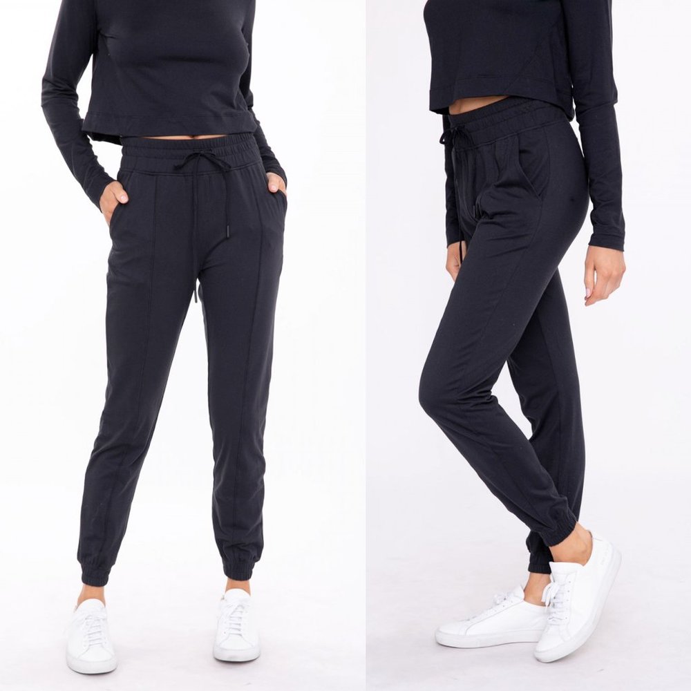 Jaiden Nylon-Lycra Joggers